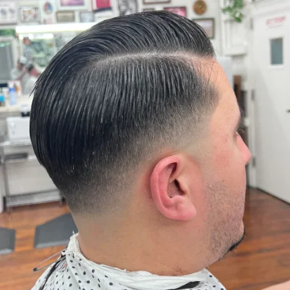 Recent haircut at Heartbreakers Barbershop