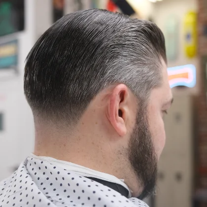 Recent haircut at Heartbreakers Barbershop