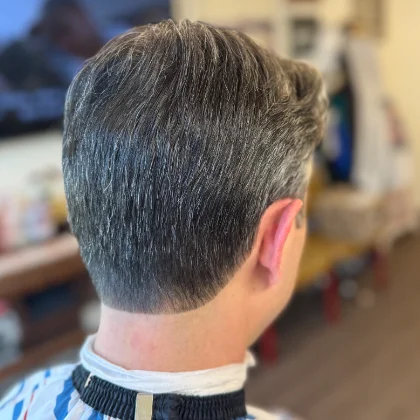 Recent haircut at Heartbreakers Barbershop